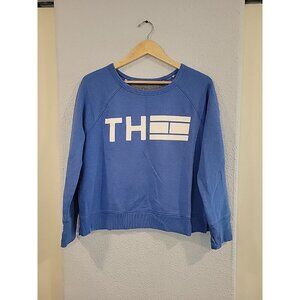 Girls Tommy Hilfiger Sport Crew Neck Sweater Pyllover Blue Sz XL